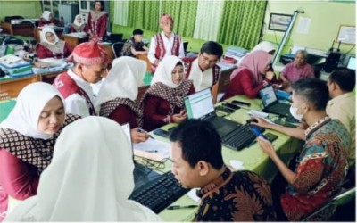 AKTIVASI IKD PEGAWAI di UPTD SMPN 2 KANDANGAN